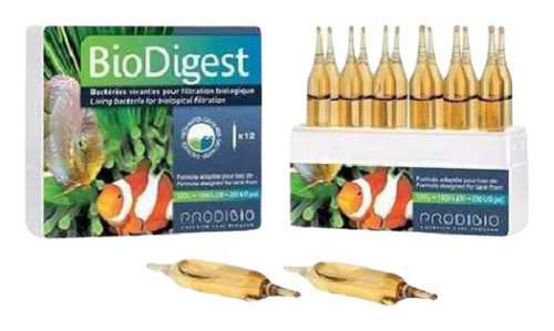 Ampola Biodigest 20 Bilhões - Filtragem Para Aquários