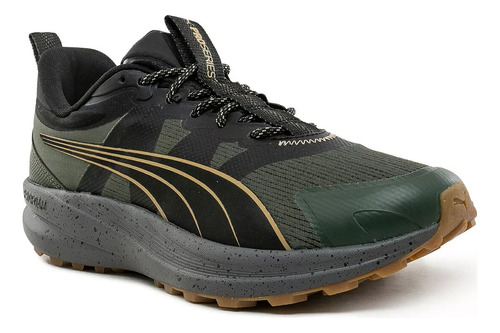 Zapatillas Puma Redeem Profoam Negro Verde Militar