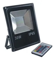 Comprar Reflector Led Rgb 30w 220v Potente Exterior Control Remoto
