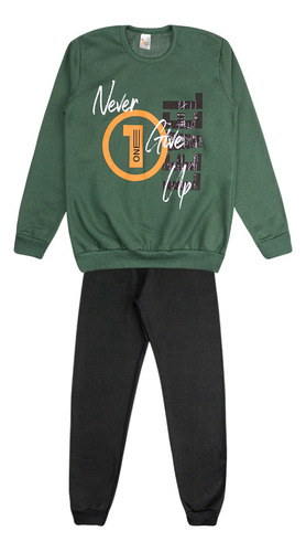 Conjunto Moleton Infantil Masculino Moletom Juvenil Menino