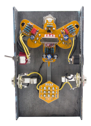 Imagem 4 de 4 de Pedal de efeito para instrumento de cordas Beetronics OctaHive azul