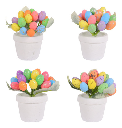 Huevos De Pascua Para Decoración De Plantas En Maceta, Macet