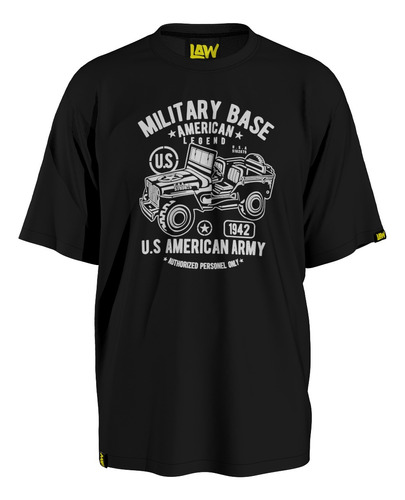 Remera Military Base - American Legend - Jeep Army - Unisex 