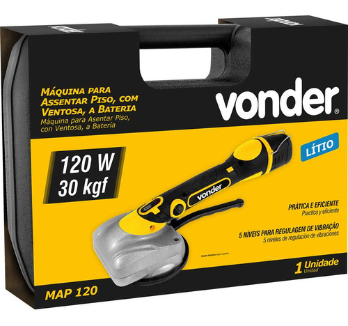 Máquina Para Assentar Piso A Bateria Com Ventosa 12 V Map 12