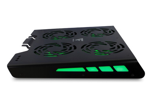 Base Enfriadora Game Factor Cpg400 4 Ventiladores Rgb Alumi.