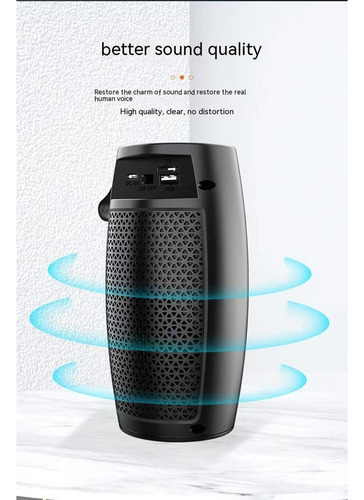 Altavoz Bluetooth Colorido Con Tarjeta De Memoria Nn