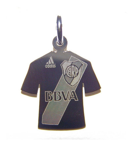 Cadena Y Medalla Acero Camiseta Escudo Futbol River Boca Etc Color Plateado