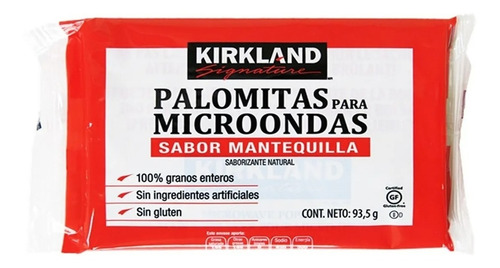 Palomitas Microondas Mantequilla Kirkland Signature C/44 Pzs