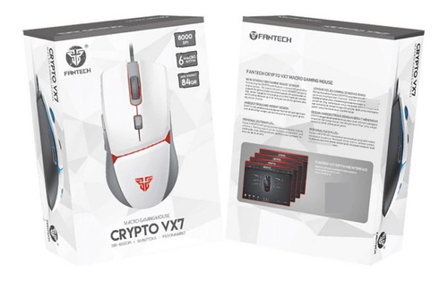 Mouse Gamer Fantech Crypto Vx7 Rgb 8000dpi Febo
