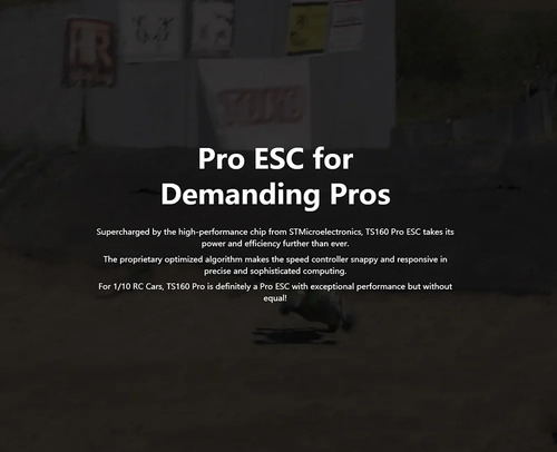 Esc Induction Brushless Racing 1/10 Rc - Ts160 Pro Esc