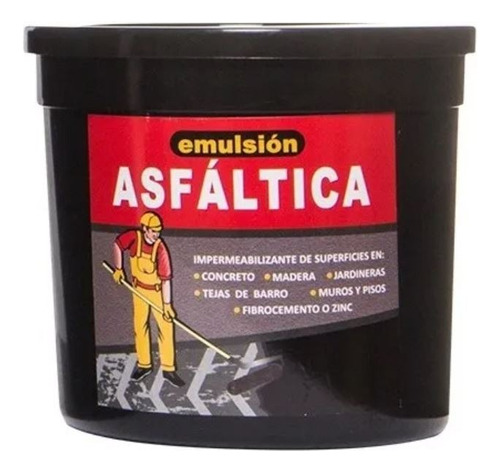 Pintura Emulsion Asfaltica(brea Liquida) 2 Litros