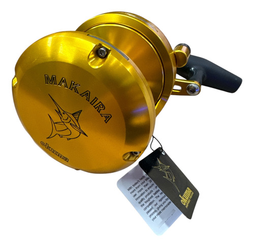 Carretilha Oceânica Pesada Metal Okuma Makaira 50 Il 2 Speed
