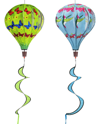 Paquete De 2 Molinillos De Viento Grandes Para Globos De Air