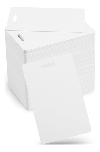 Paquete W7100 De Tarjetas De Pvc En Blanco De Primera Calida