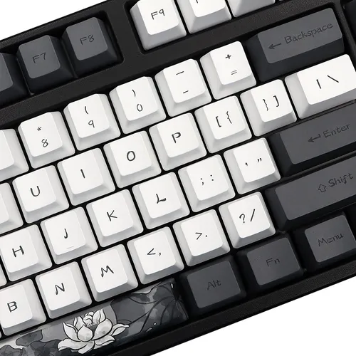 Molgria Ink Lotus Keycaps, 140 Juegos De Teclas Personalizad