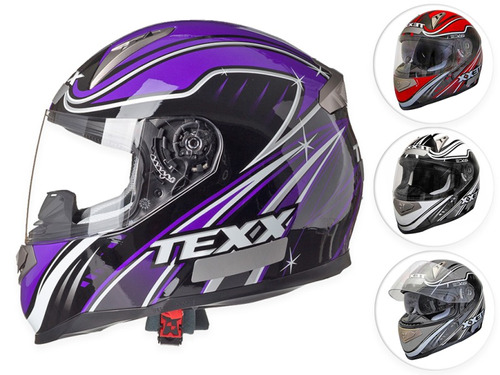 Capacete Texx Race Double Vision Sleek - Aerodinâmico