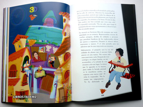 Libro Cuentos Clásicos Para Niños 3d + 2 Dvds