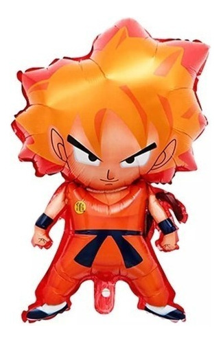 Globo Dragon Ball Z Goku Cuerpo Entero Grande 70cm