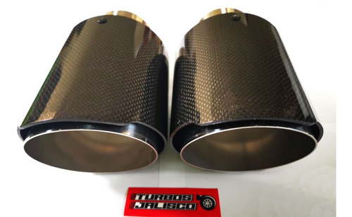 Colillas De Escape Fibra De Carbono Para Vw Golf Gti