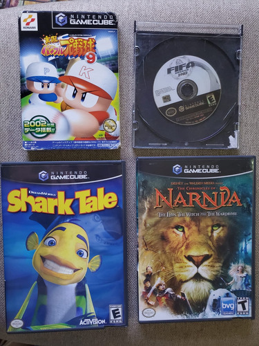 Lote De Juegos Gamecube Sharktale Fifa Narnia Y Mas (Usado)