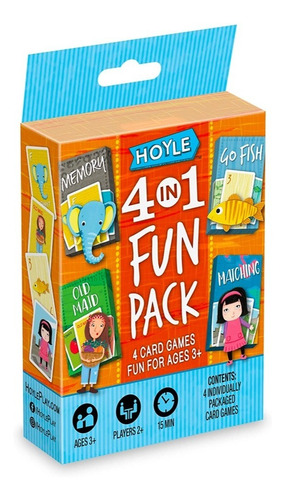 Juegos Clásicos Con Cartas Para Niños 4 En 1 Fun Pack