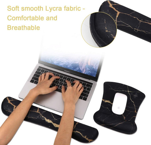 Ileadon Keyboard Wrist Rest Pad And Mouse Wrist Rest Support