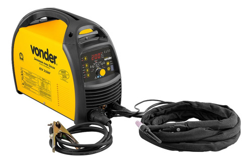 Inversor Para Solda Tig E Eletrodo 200 A Digital 265v Vonder Cor Amarelo Frequência 50 Hz / 60 Hz
