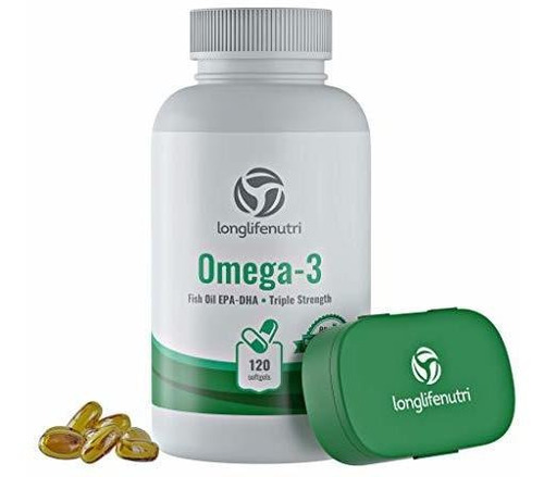 Omega 3 Píldoras De Aceite De Pescado (120).