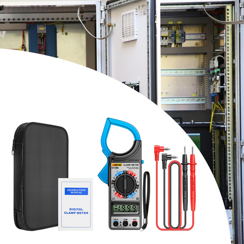 Medidor De Braçadeira Digital Dc Ac Voltímetro Azul