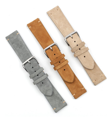 Correa De Muñeca Correa De Reloj De Pulsera Suave 20mm Gris