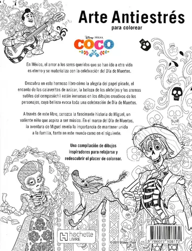 Mandalas Coco Dia Muertos Recuerdame Disney Libro Colorear