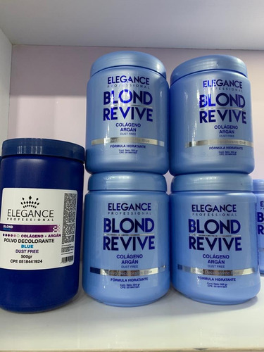 Decolorante Elegance 500grs Y 100grs + Agua 30vol 800ml
