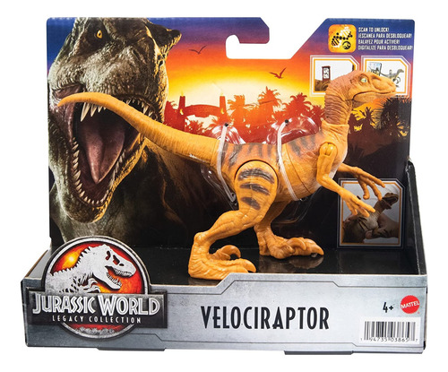 Juguete Jurassic World Velociraptor Articulado Mattel