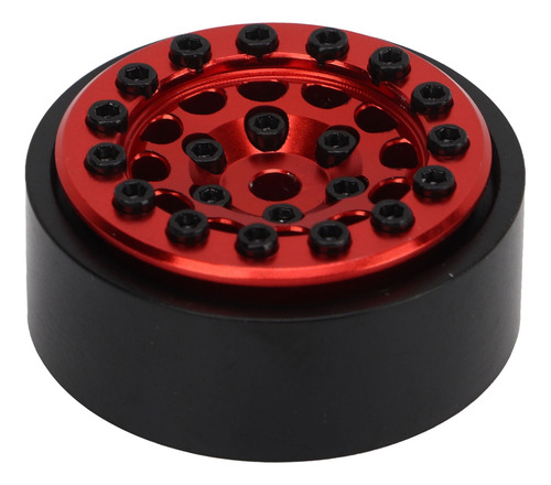 Cubo De Rueda Rc Beadlock De 1,0 Pulgadas, Rojo Y Rojo, 4 Un