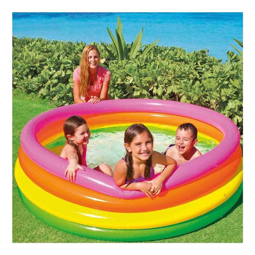 Alberca Piscina Inflable Redondo Niño Intex 56441 Colores