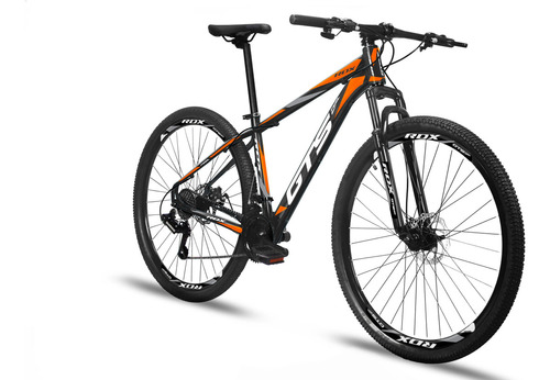 Bicicleta Aro 29 Cambios Shimano 21 Marchas Freio A Disco Cor Gts Rdx - Preto/laranja Tamanho Do Quadro 15