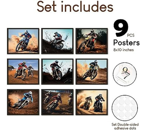 97 Decor Póster De Motocross Para Pared, Decoración De Motoc