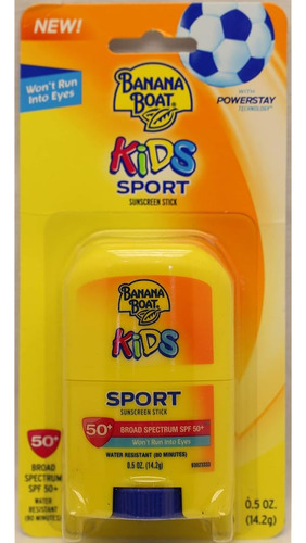 Banana Boat Spf#50+ Kids Sport Stick 0.5 Onzas (14ml) (paque