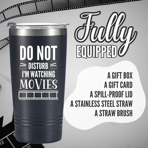 Regalos Para Amantes Del Cine, Vaso Aislado De Viaje De 20 O