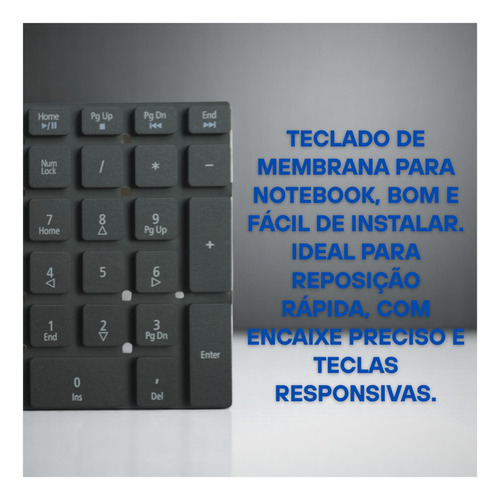 Teclado De Membrana Para Notebook Diversos Modelo Tc-ac5830