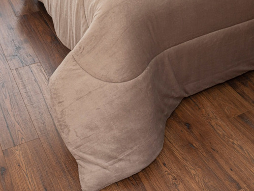 Cobertor Liso Beige Mega King Size Dormireal Edredón Térmico