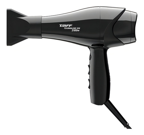 Secador De Cabelo Taiff Tourmaline Ion 2100w Profissional Cor Preto 110v