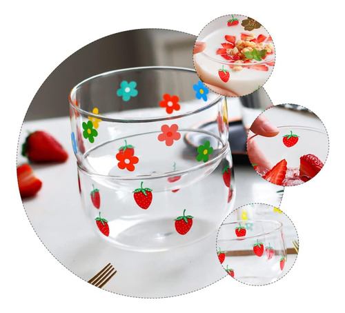 Luxshiny 3 Pcs Brosilicate Plato Cereal Encantador Cereal Ho