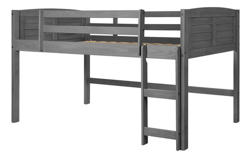 Donco Kids 790-aag - Cama Baja Tipo Loft Con Louver, Individ