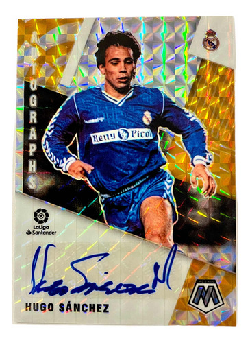 Hugo Sánchez Autógrafo Real Madrid Panini (Usado)