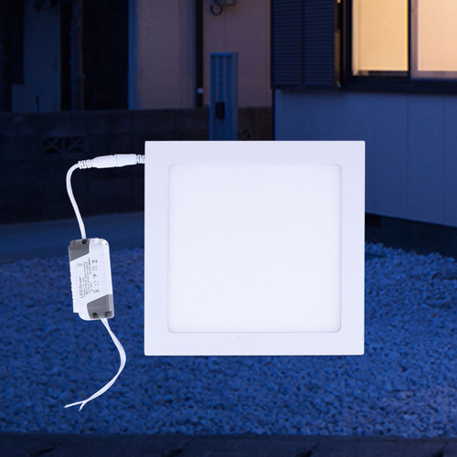 Panel De Luz Led De 18 W, Blanco Cálido, Superbrillante, Tec