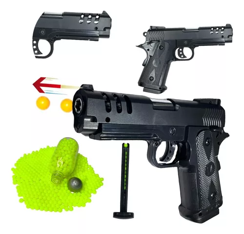 Arma Pistola Glock 45 Cosplay Arminha De Brinquedo Realista