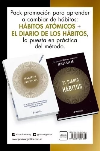 Estuche Habitos (Habitos Atomicos + Diario de Habitos)