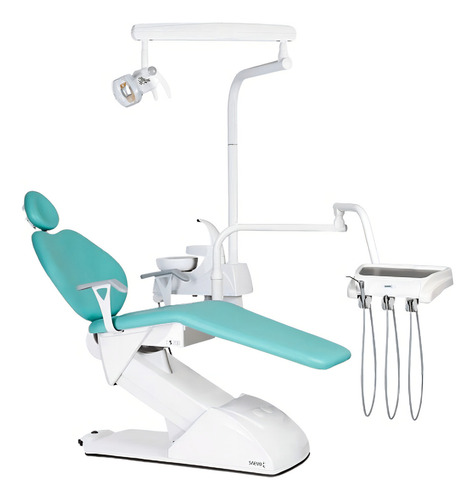 Silla odontológica Saevo S200 Smart Ii, color verde claro