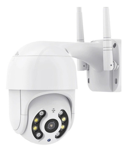 Imagem 1 de 2 de Câmera de segurança Wi-Fi Smart Camera ABQ-A8 com resolução de 2MP visão nocturna incluída branca